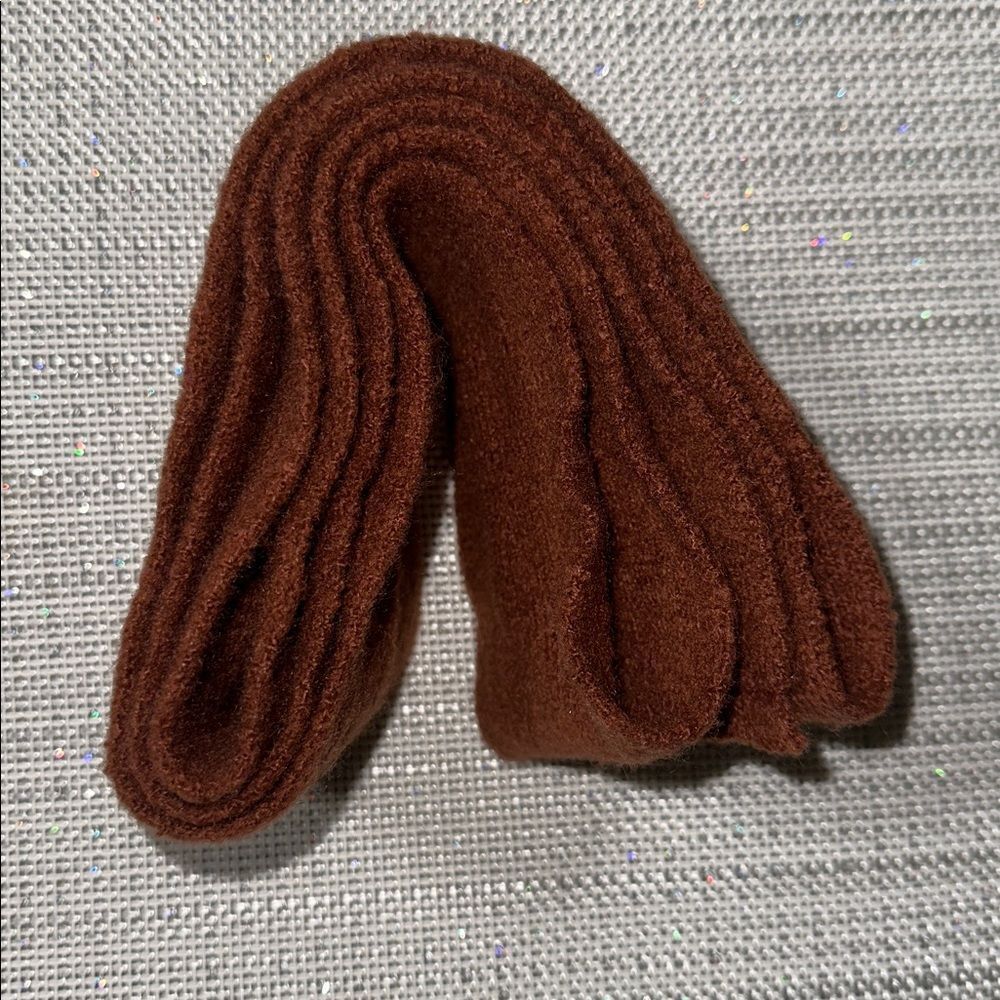 ASOS Rust Brown Knit Belt for a Cardigan Pictured - Picture 4 of 5